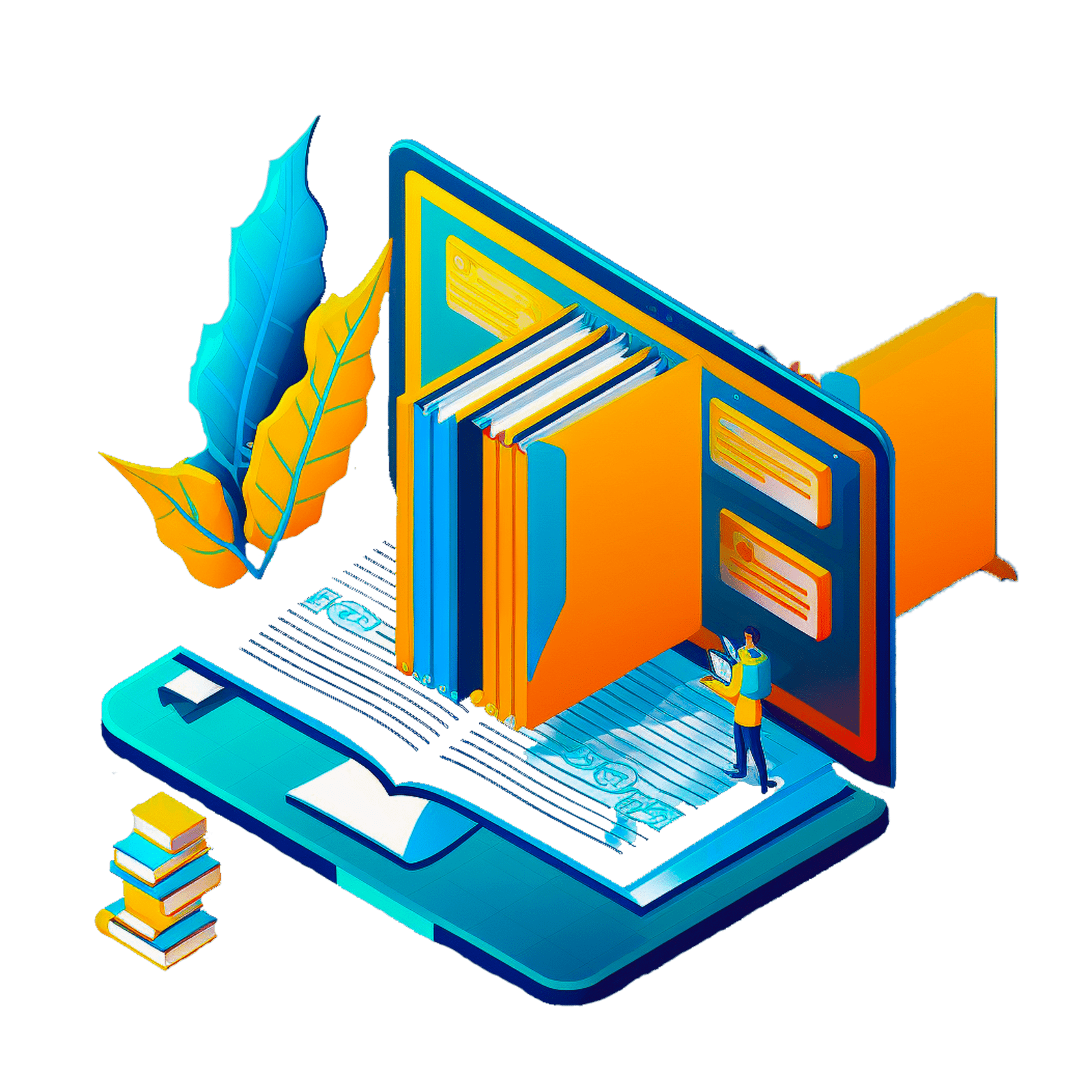 vecteezy_cartoon-laptop-with-books_23477459